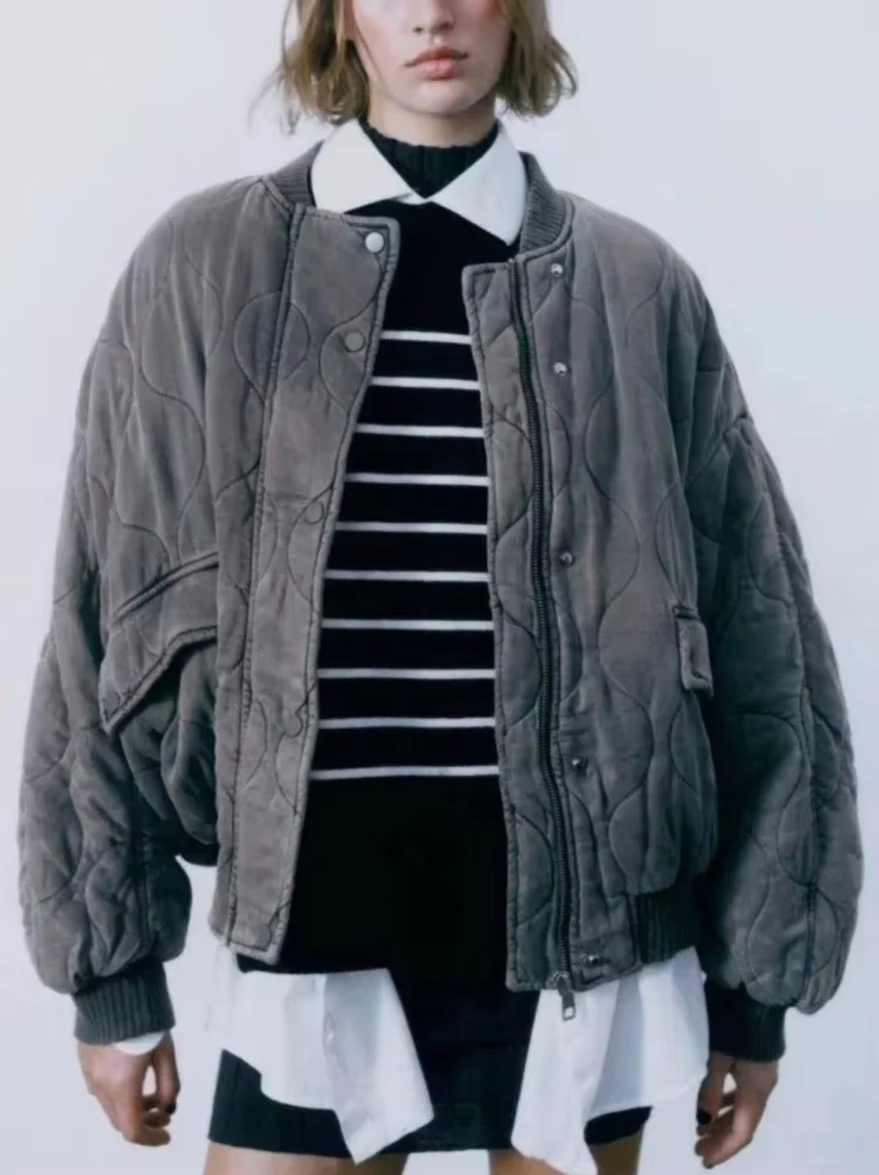 Destiny - Round Neck Cotton Jacket