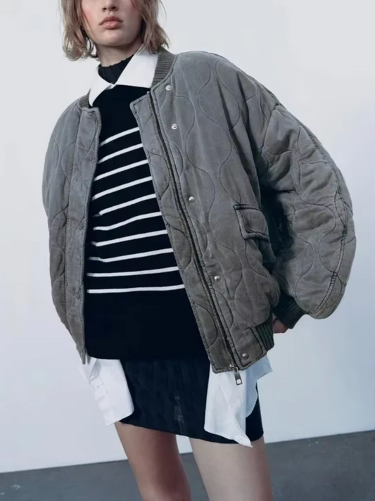 Destiny - Round Neck Cotton Jacket