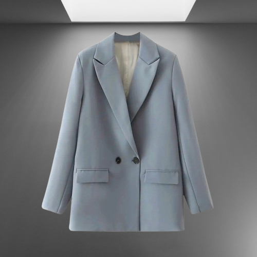 Timeless Double-Breasted Women's Blazer for Professional Wear